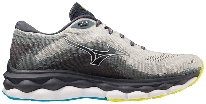 Mizuno Men's Wave Sky 7 - Pearl Blue/White/Bolt 2 (Neon)