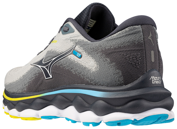 Mizuno Men's Wave Sky 7 - Pearl Blue/White/Bolt 2 (Neon)