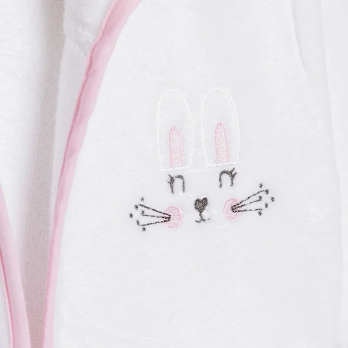 Mollia Girls Baby Bathrobe - White White - ebebek