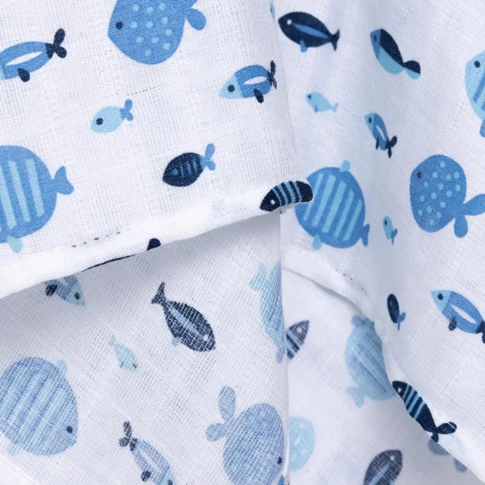 Mollia Muslin Blanket Unisex - Blue Blue - ebebek