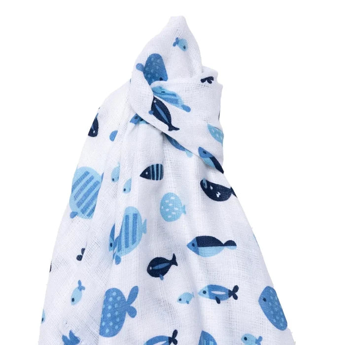 Mollia Muslin Blanket Unisex - Blue Blue - ebebek
