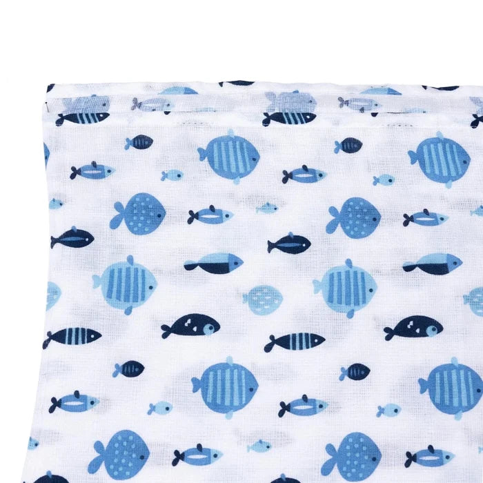 Mollia Muslin Blanket Unisex - Blue Blue - ebebek
