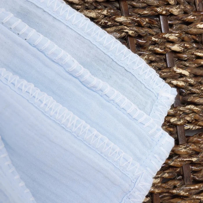 Mollia Unisex Muslin Blanket - Blue Blue - ebebek