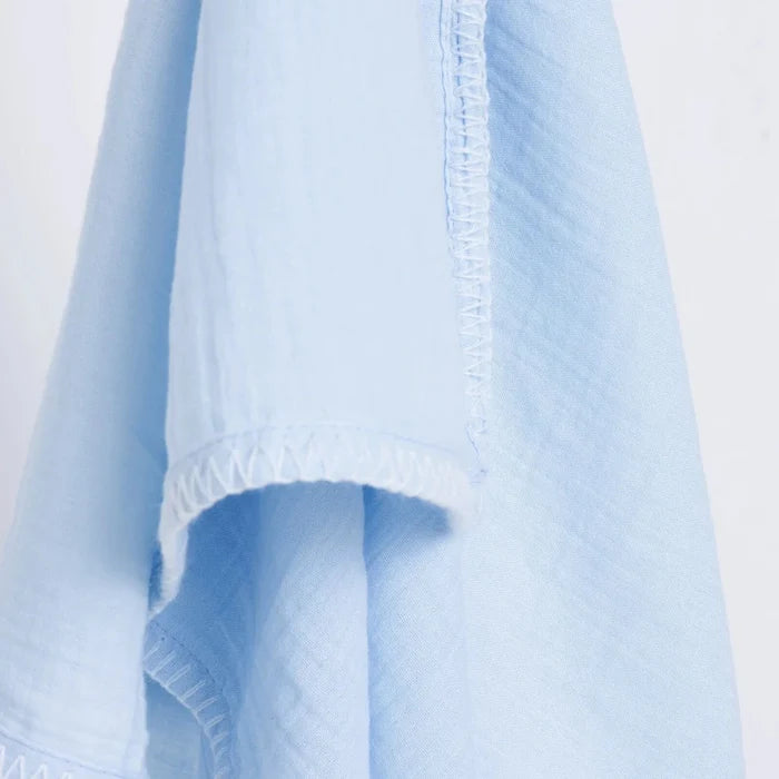 Mollia Unisex Muslin Blanket - Blue Blue - ebebek