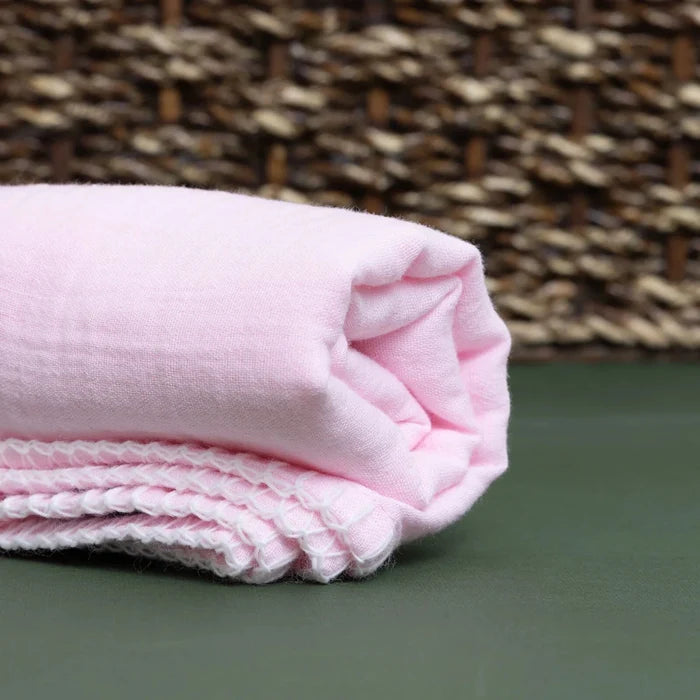 Mollia Unisex Muslin Blanket - Pink Pink - ebebek
