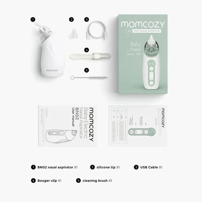 Momcozy Baby Nasal Aspirator - White - ebebek