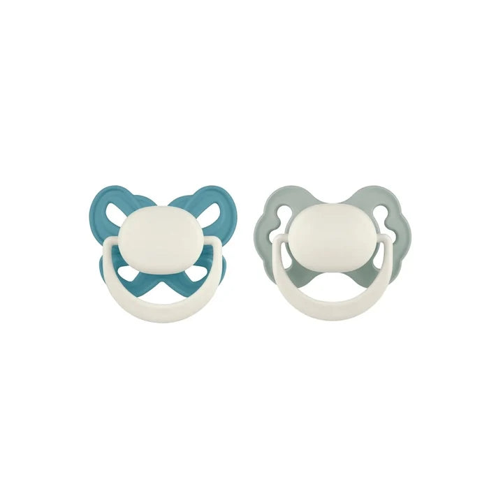Mooma Clown & Butterfly Soothers 18+ months Pack of 2 - River Green & Ball Blue - ebebek - Christmas