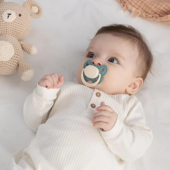 Mooma Clown & Butterfly Soothers 6 - 18 months Pack of 2 - River Green & Ball Blue - ebebek - Christmas