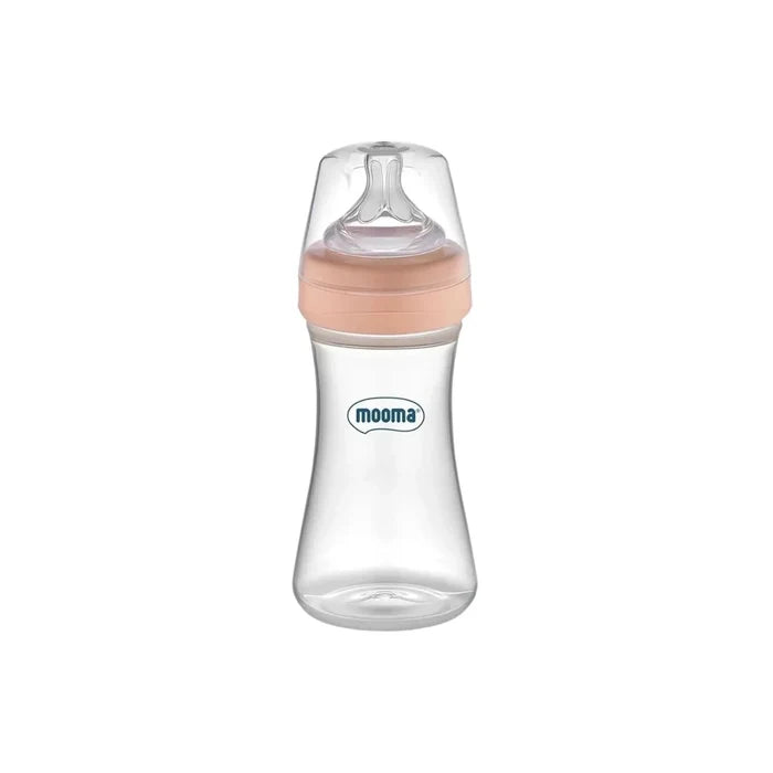 Mooma Kindy Bottle Fast Flow 18+ months 250ml - Old Rose - ebebek