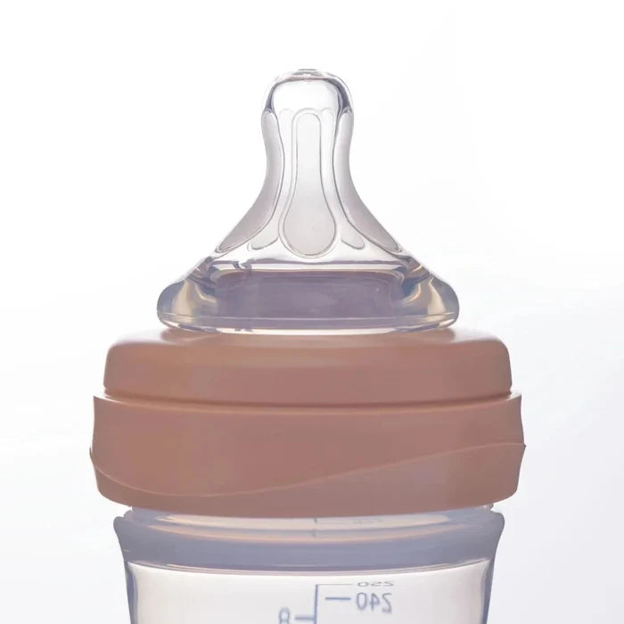 Mooma Kindy Bottle Medium Flow 6 - 18 months 250ml - Old Rose - ebebek
