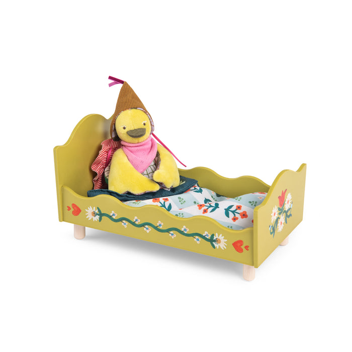Moulin Roty Les Minouchkas Wooden Doll Bed