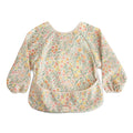Mushie Long sleeve Bib Pastel Blooms - La Gentile Store