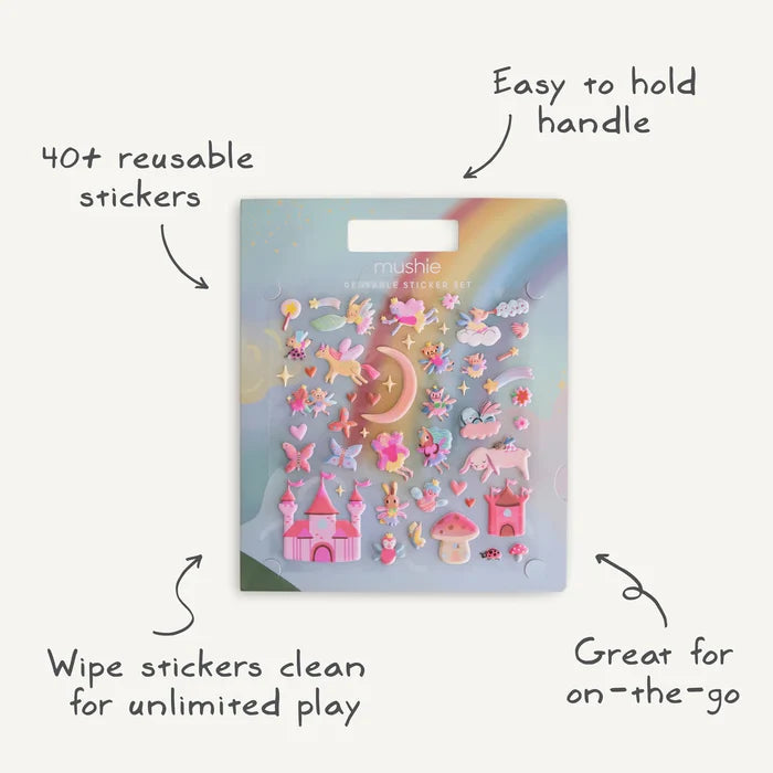 Mushie Reusable Sticker Set Fairies