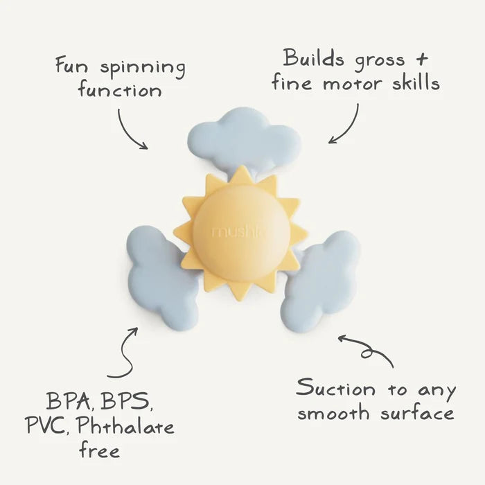 Mushie Sunshine Suction Spinner