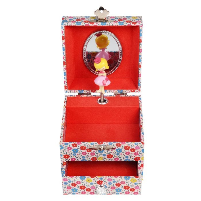 Musical Jewelry Box Floral