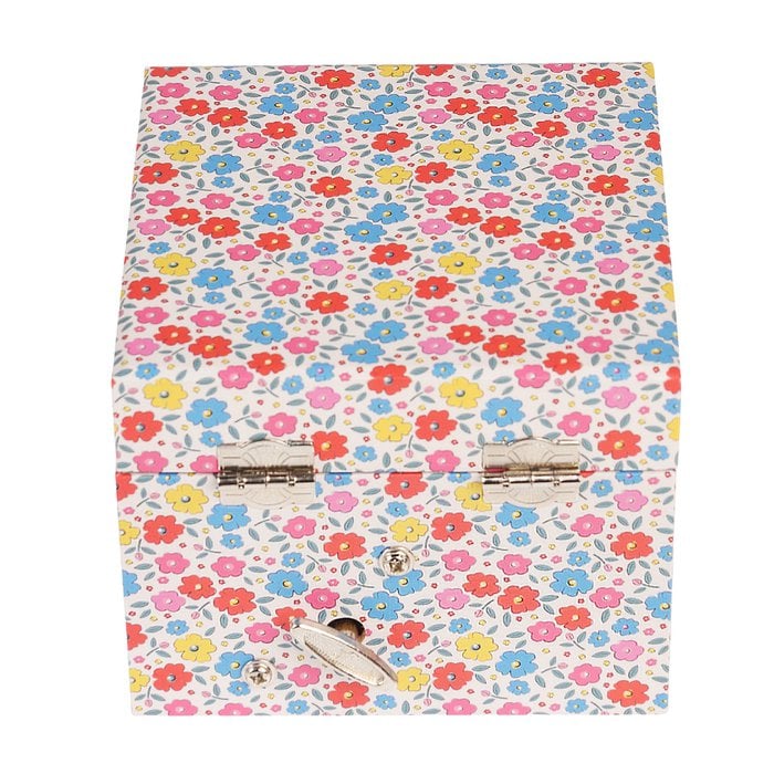 Musical Jewelry Box Floral