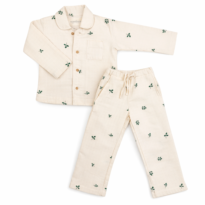 Muslin Pajama Set - Leaf