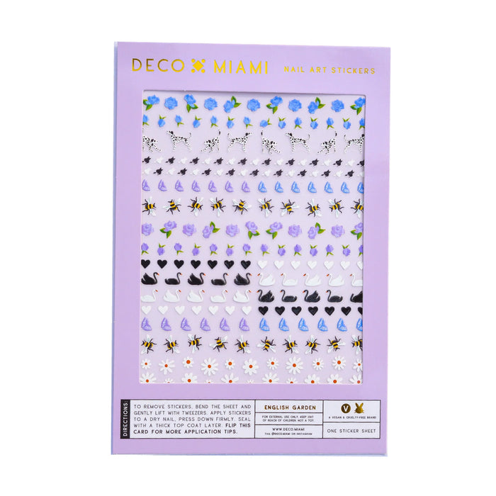 Nail Art Stickers - English Garden