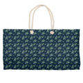 Navy Florals Weekender Tote