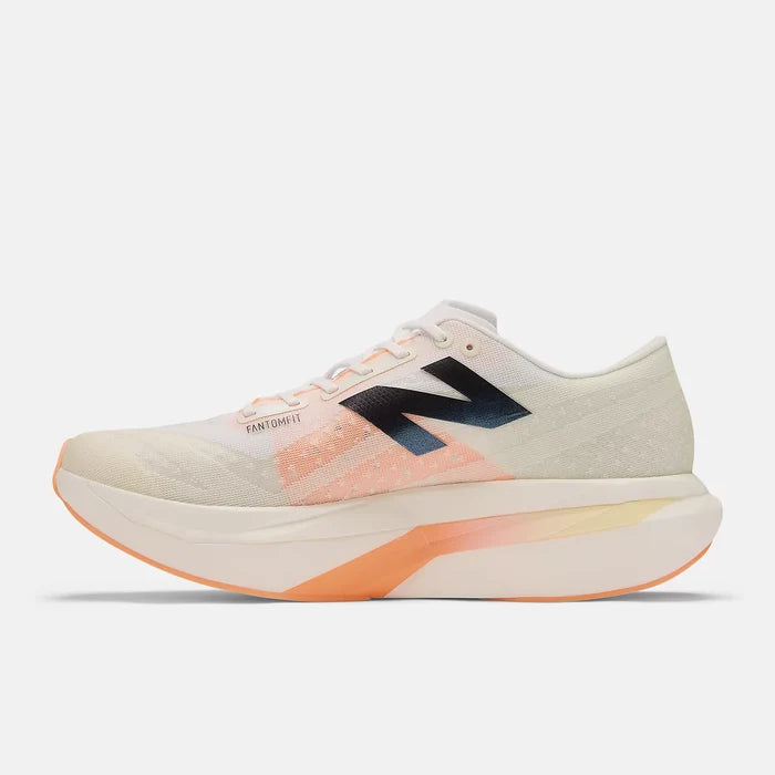 New Balance Men's Fuel Cell Super Comp Elite v4 - White/Angora/Hot Mango