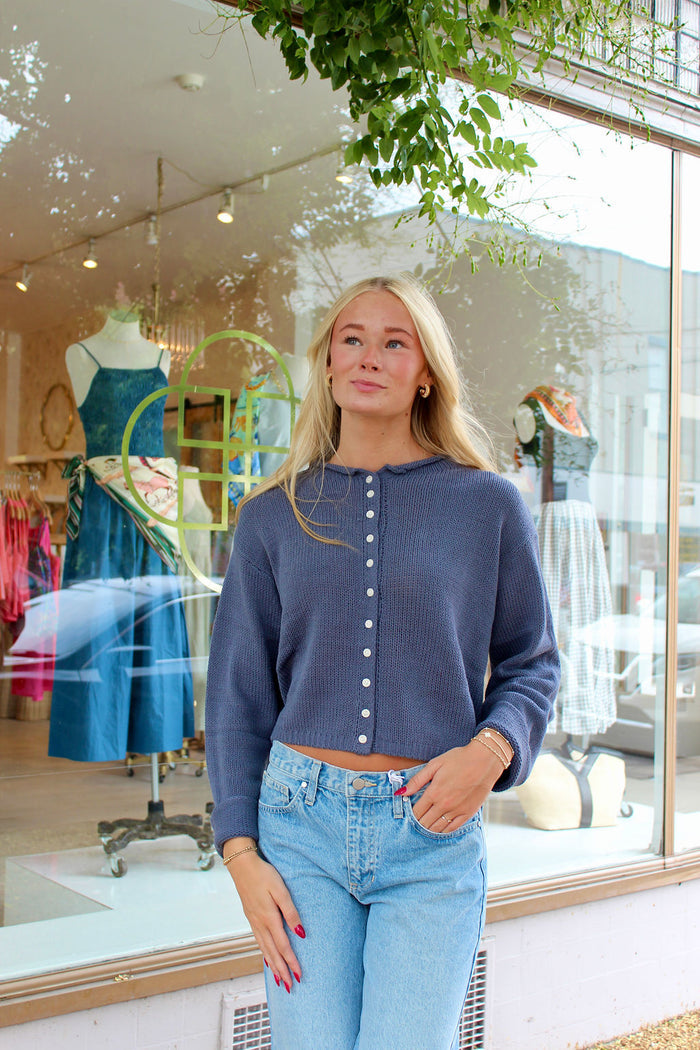 Nightfall Button Knit Cardgian
