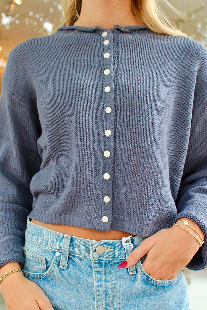 Nightfall Button Knit Cardgian