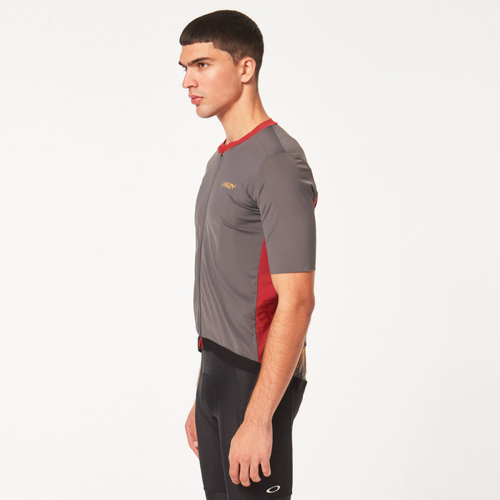 Oakley Men's Point To Point Jersey - Forged Iron  (FOA403119-24J)