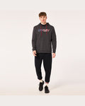 Oakley Men's Teddy Full Zip Hoodie - Dark Grey Heather/American Flag