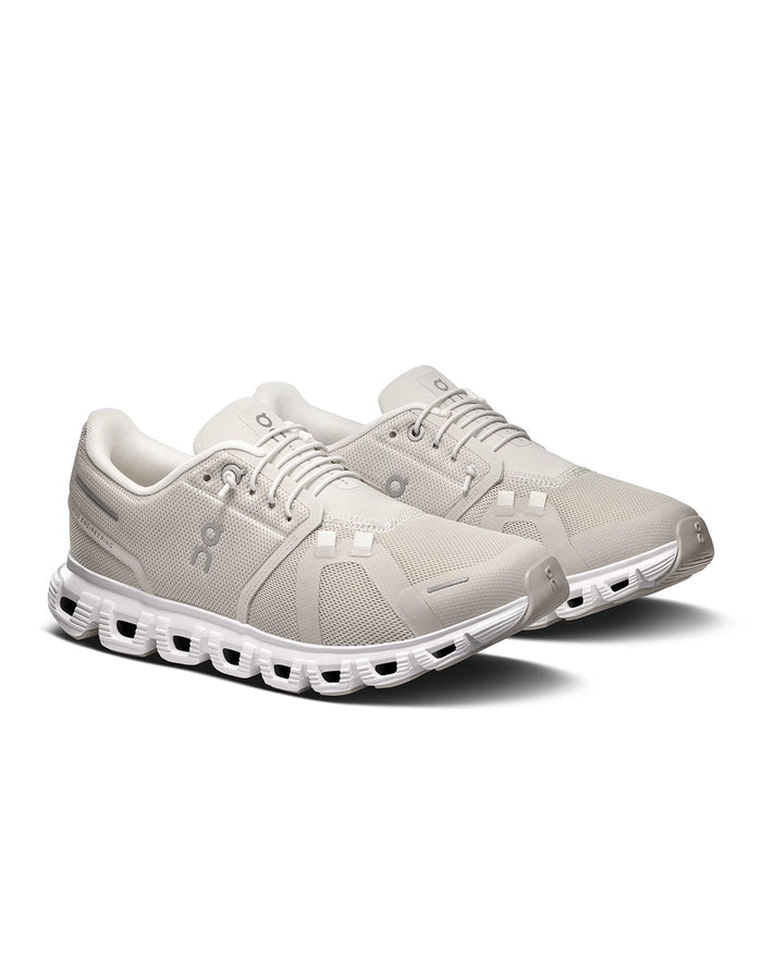 ON Women's Cloud 6 - Pearl/White