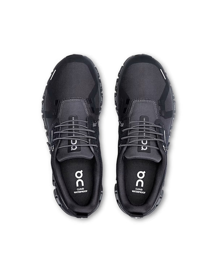 ON Women's Cloud 6 Waterproof - Black/Black