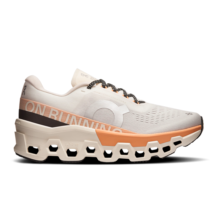 ON Women's Cloudmonster 2 - Ivory/Tangerine