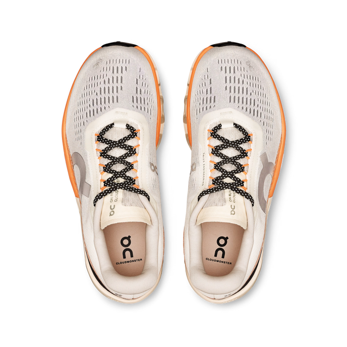 ON Women's Cloudmonster 2 - Ivory/Tangerine
