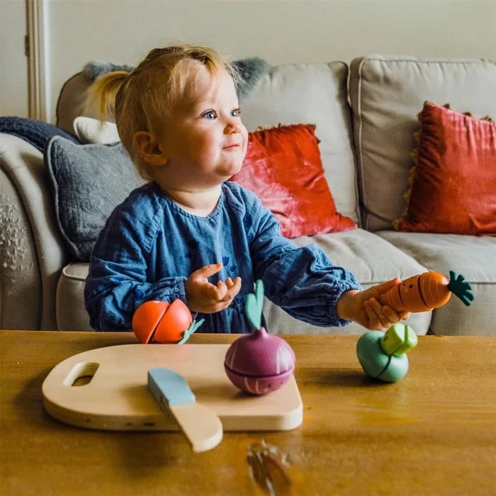 Orange Tree Toys Happy Veggies Cutting Vegetables - ebebek