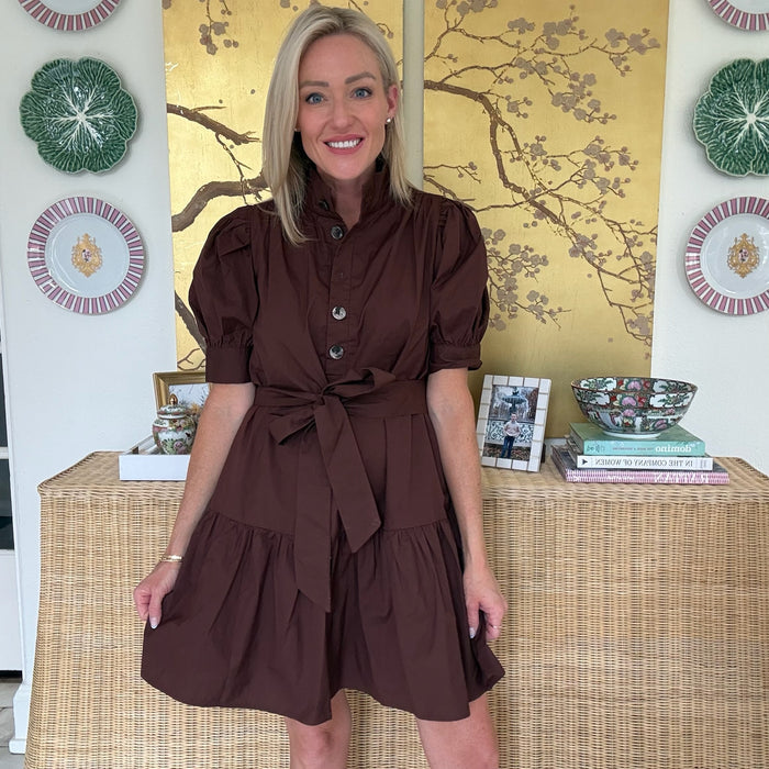 Parker Button Tie Dress
