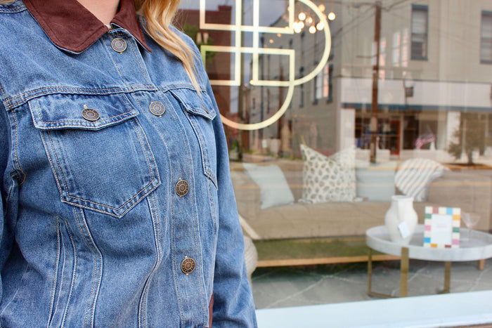 Paulie Suede Contrast Jacket