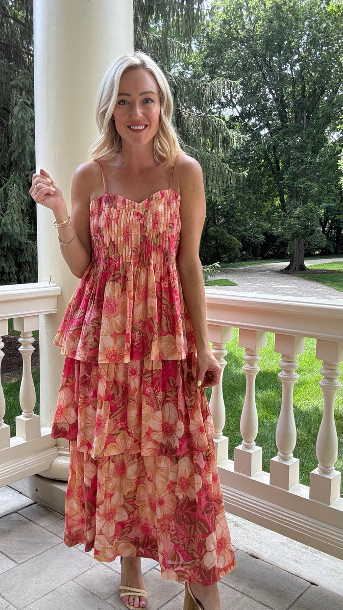 Penny Floral Tiered Dress