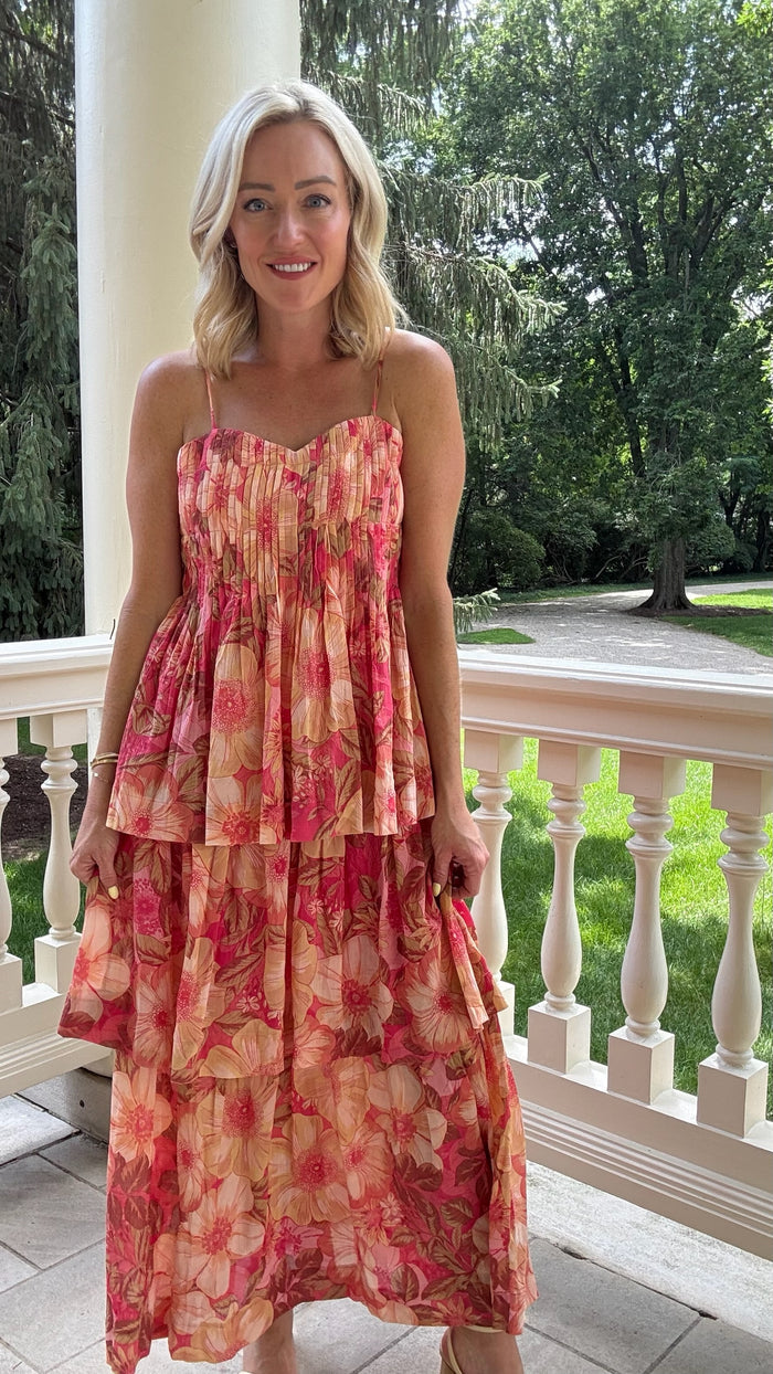 Penny Floral Tiered Dress
