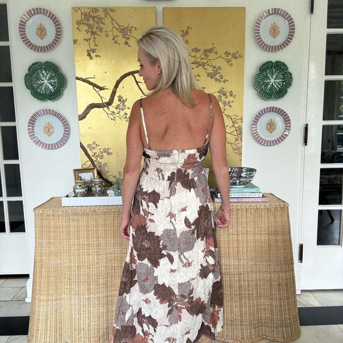 Peter Floral Pleated Dress