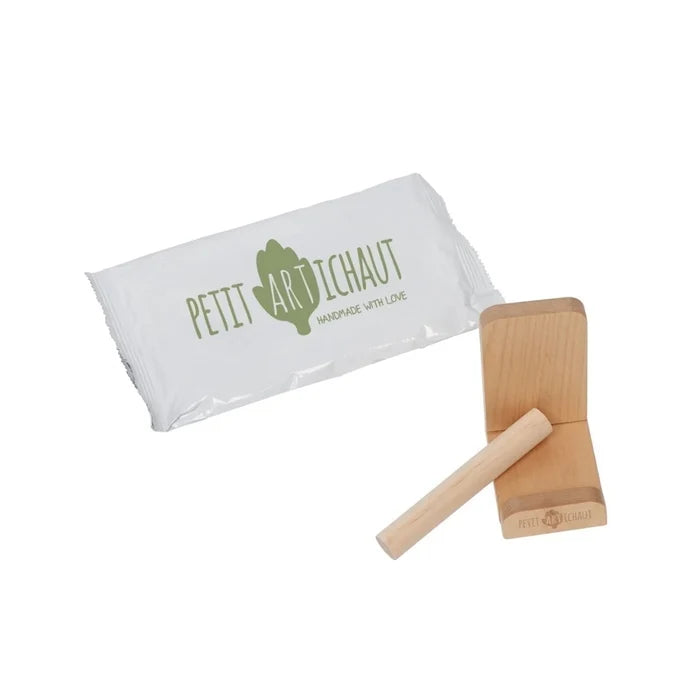 Petit Artichaut Baby Hand & Foot Imprints Square Box - Olive Tree - ebebek - Black Friday