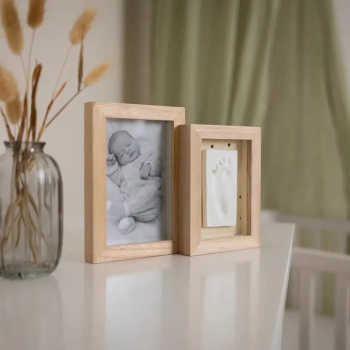 Petit Artichaut Duo Frame with Hand & Foot Imprints - Jolis Coeurs - ebebek - Black Friday