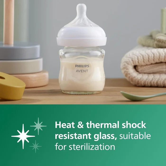 Philips Avent Natural Response Glass Bottle 0 - 3 months 120ml - ebebek - Christmas