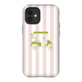 Pink Stripes Golf Cart Phone Case