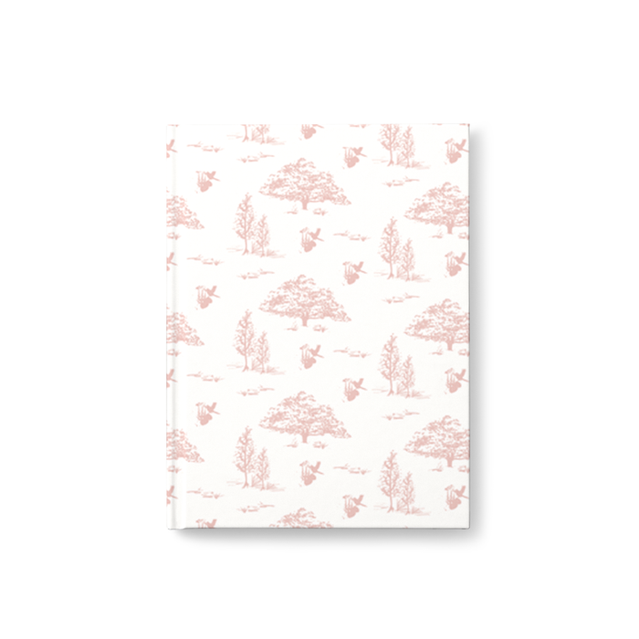 Pink Toile Notebook