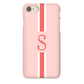 Pink/Coral Monogrammed Phone Case