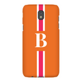 Pink/Orange Monogrammed Phone Case