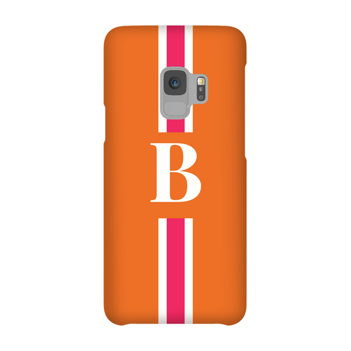 Pink/Orange Monogrammed Phone Case