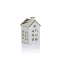 Porcelain LED House with Gold Roof - Small