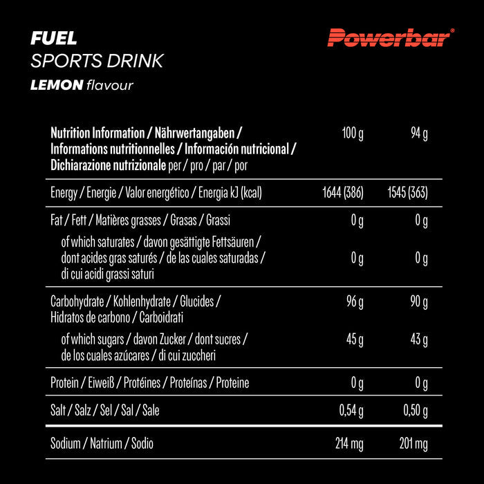 PowerBar Fuel 90 Sport Drink 94g - Lemon