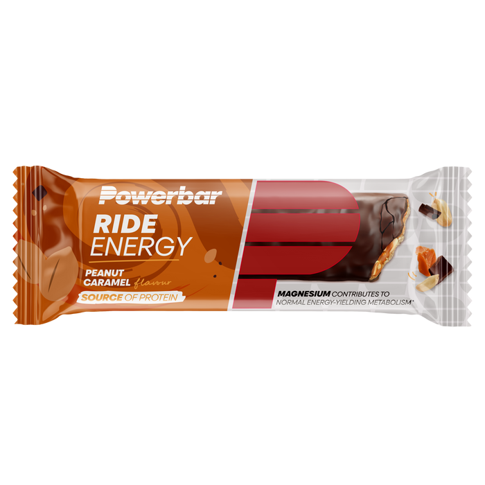 PowerBar PROTEIN+ Low in Sugars RIDE Energy 55g - Peanut Caramel