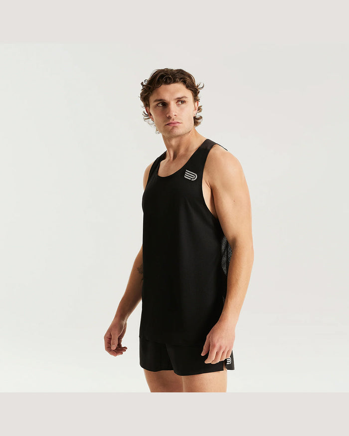 Pressio Men's Elite Singlet - Black